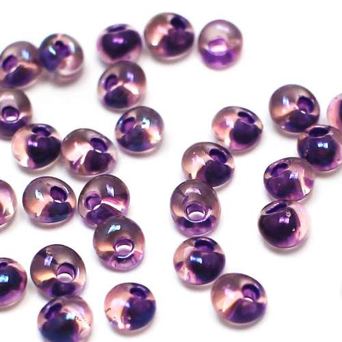 Toho Magatama Beads 3mm 10g - Inside Rosaline Purple
