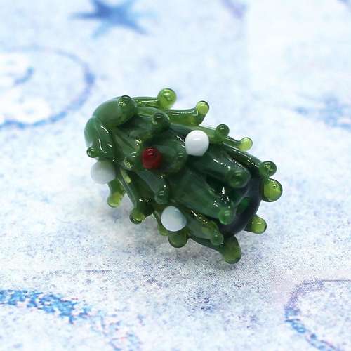 Lampwork Christmas Bead - Christmas Tree Bauble