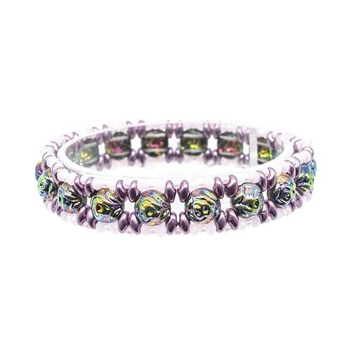 Caroline Rose Bracelet rainbow bracelet making kit — DIY set with beads and instructions for creating handmade jewelry
