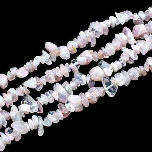 resin druzy bead rose quartz 32" string — sparkling cabochon-style stone ideal for jewelry making, pendants, and craft designs