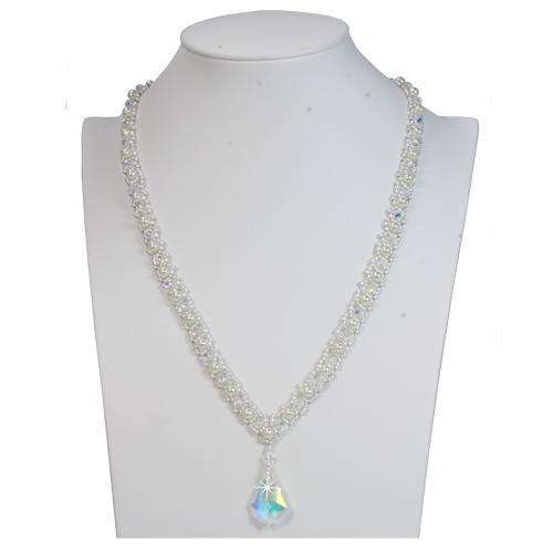 Sienna Necklace Bundle crystal ab necklace making kit — DIY set with beads and instructions for creating handmade jewelry