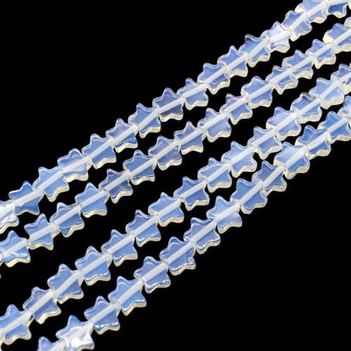 Opal White Stars - 6mm