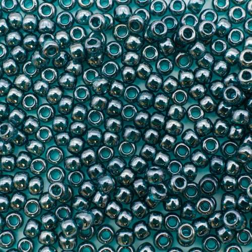 Toho Size 8 Seed Beads 10g - Trans Luster Teal
