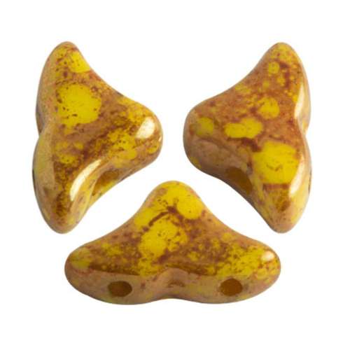 Helios Puca Beads 10g - Opq Jonquil Bronze