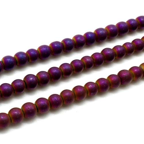 6mm hematite beads — for jewelry making, crafting, and beadwork projects
