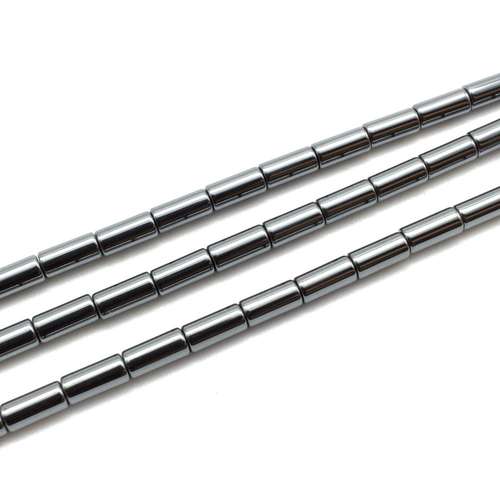 4x8mm hematite beads — for jewelry making, crafting, and beadwork projects