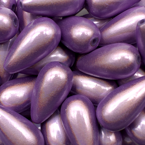Miracle Bead 23mm Drop - Violet 6pcs