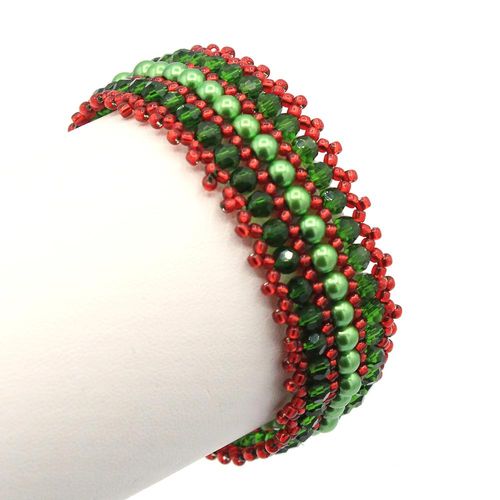 Cynthia Bracelet Makes 2 candy apple bracelet making kit — DIY set with beads and instructions for creating handmade jewelry