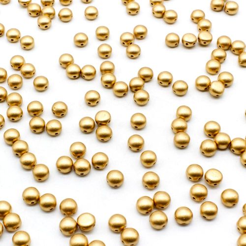 Preciosa Candy Beads 6mm 30pcs - Gold