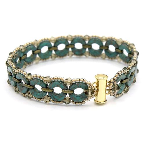 Sybil Arcos Bracelet turquoise ash bracelet making kit — DIY set with beads and instructions for creating handmade jewelry