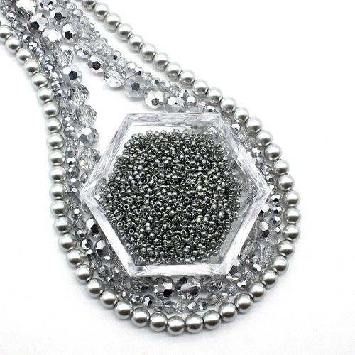 BC Week10 2022 - Erudite Beads - Silver Grey