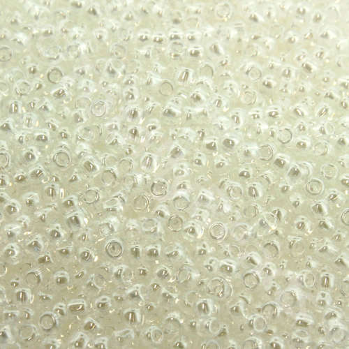 Toho Size 11 Seed Beads 10g - Trans Lustered Crystal