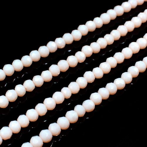 3.5mm crystal beads nude 2, pack of 150 — faceted for jewelry making and beadwork