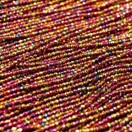 1.5mm crystal beads majestic pink — faceted for jewelry making and beadwork