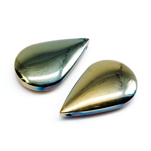 30mm hematite beads — for jewelry making, crafting, and beadwork projects