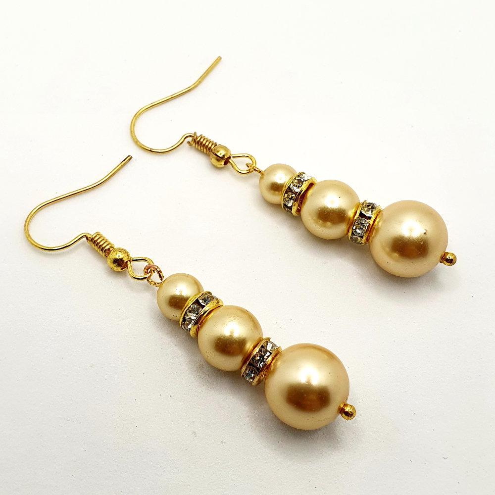 Camilla Jewellery Kit golden haze jewelry making kit — DIY set with beads and instructions for creating handmade jewelry