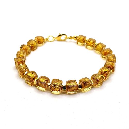 Maddy Bracelet Makes 3 gold bracelet making kit — DIY set with beads and instructions for creating handmade jewelry