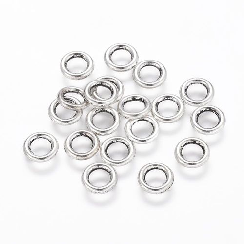 Closed Ring 8mm 30pcs Antique Silver for jewellery making