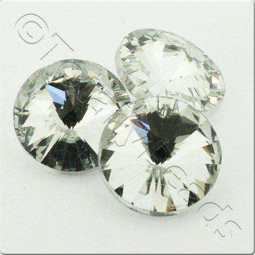 16mm crystal beads 16mm silver — plated finish, ideal for jewelry making and beadwork