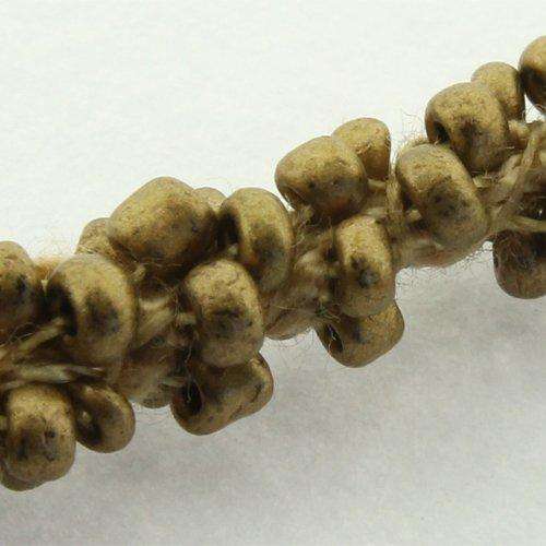 Design Cord 6mm - Antique Gold - 1metre
