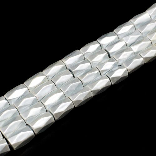 6x8mm hematite beads — for jewelry making, crafting, and beadwork projects