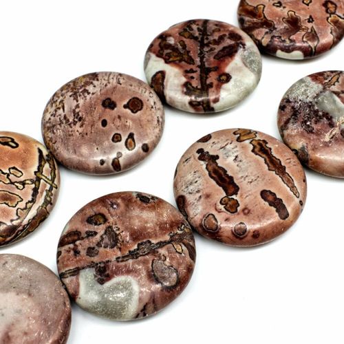 30mm resin druzy bead disc 30mm 6pcs — sparkling cabochon-style stone ideal for jewelry making, pendants, and craft designs