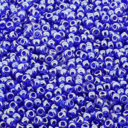 Toho Size 11 Seed Beads 10g - Trans Lustered Cobalt
