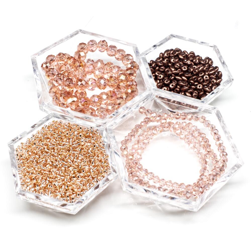 Sophie Bauble Zoom 30/5 rosaline jewelry making kit — DIY set with beads and instructions for creating handmade jewelry