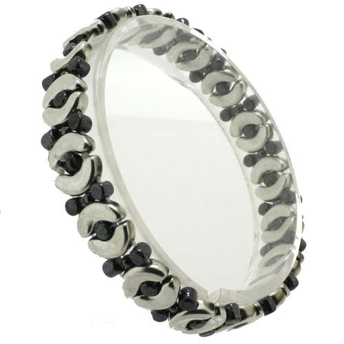Arcos Bracelet Silver Bundle bracelet making kit — DIY set with beads and instructions for creating handmade jewelry