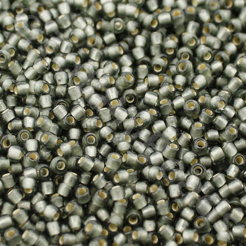 Toho Size 11 Seed Beads 10g - Silver Frost Grey