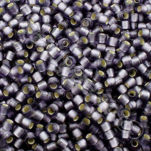 Toho Size 8 Seed Beads 10g - Silver Frost Lt Tanzanite