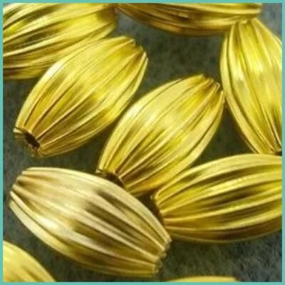 Watermelon Metal Beads