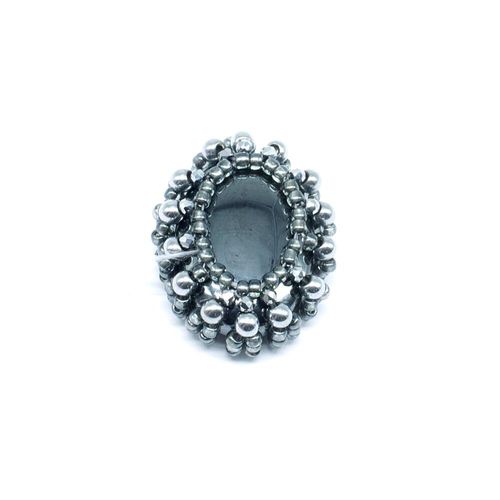 Heidi Hematite Pendant & Earrings hematite earring making kit — DIY set with beads and instructions for creating handmade jewelry