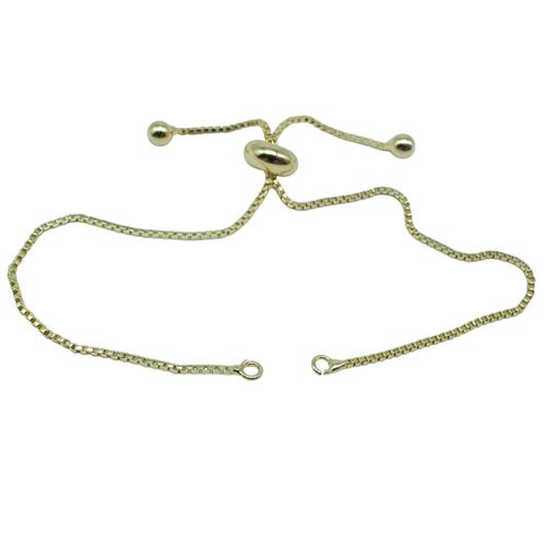 Adjustable Necklace Making 3 Sets Gold 12cm for jewellery making