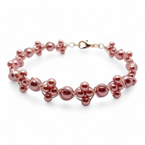 Estrid Pearl Bracelets watermelon bracelet making kit — DIY set with beads and instructions for creating handmade jewelry