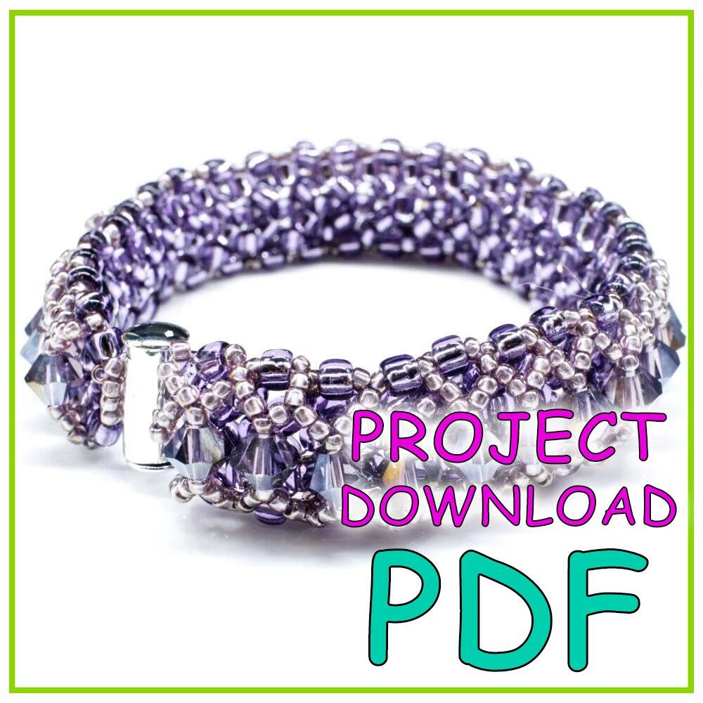 Crystal Lattice Bracelet PDF Download for jewellery making