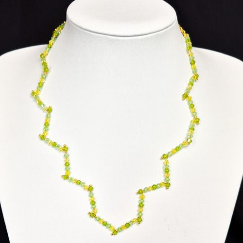 Ivy Crystal Pin Necklace Makes 2 summer meadow necklace making kit — DIY set with beads and instructions for creating handmade jewelry