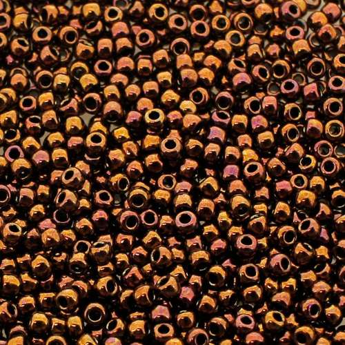 Toho Size 11 Seed Beads 10g - Olympic Bronze