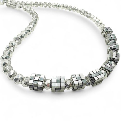 Rubic Jewellery silver jewelry making kit — DIY set with beads and instructions for creating handmade jewelry