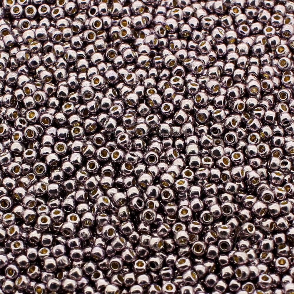 Toho Size 11 Seed Beads 10g - PF Galv Gun Metal