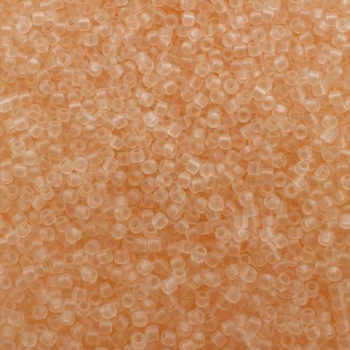 Toho Size 15 Seed Beads 10g - Frosted Rosaline