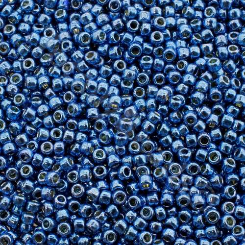 Toho Size 11 Seed Beads 10g - PF Galvanised Denim Blue