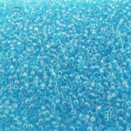 Toho Size 11 Seed Beads 10g - Trans Rainbow Aquamarine