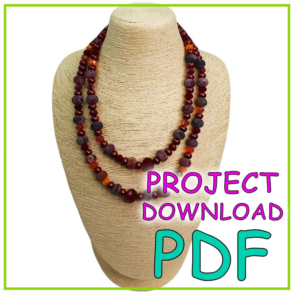 Multiple Strand Jewellery Download Instructions Craft, hobby