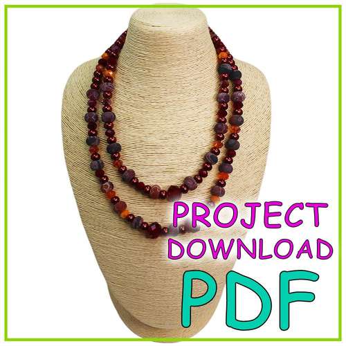 Multiple Strand Jewellery onto Tigertail - Download Instructions