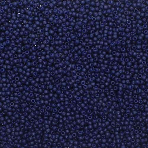Toho Size 11 Seed Beads 10g - Glazed Navy Blue