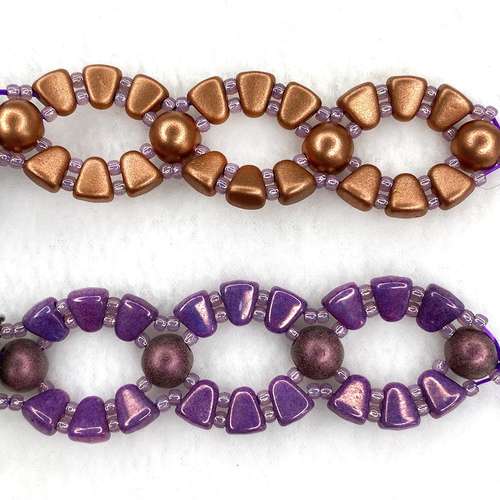 NIB bit bracelet bundle - amethyst copper bracelet making kit — DIY set with beads and instructions for creating handmade jewelry