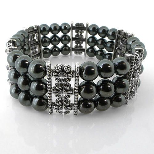 Charlotte Bracelet black - bundle project bracelet making kit — DIY set with beads and instructions for creating handmade jewelry