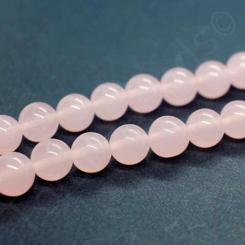 Opal Pink Round Beads - 7mm