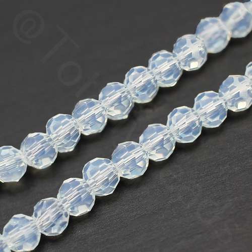4mm crystal beads crystal opal — faceted for jewelry making and beadwork